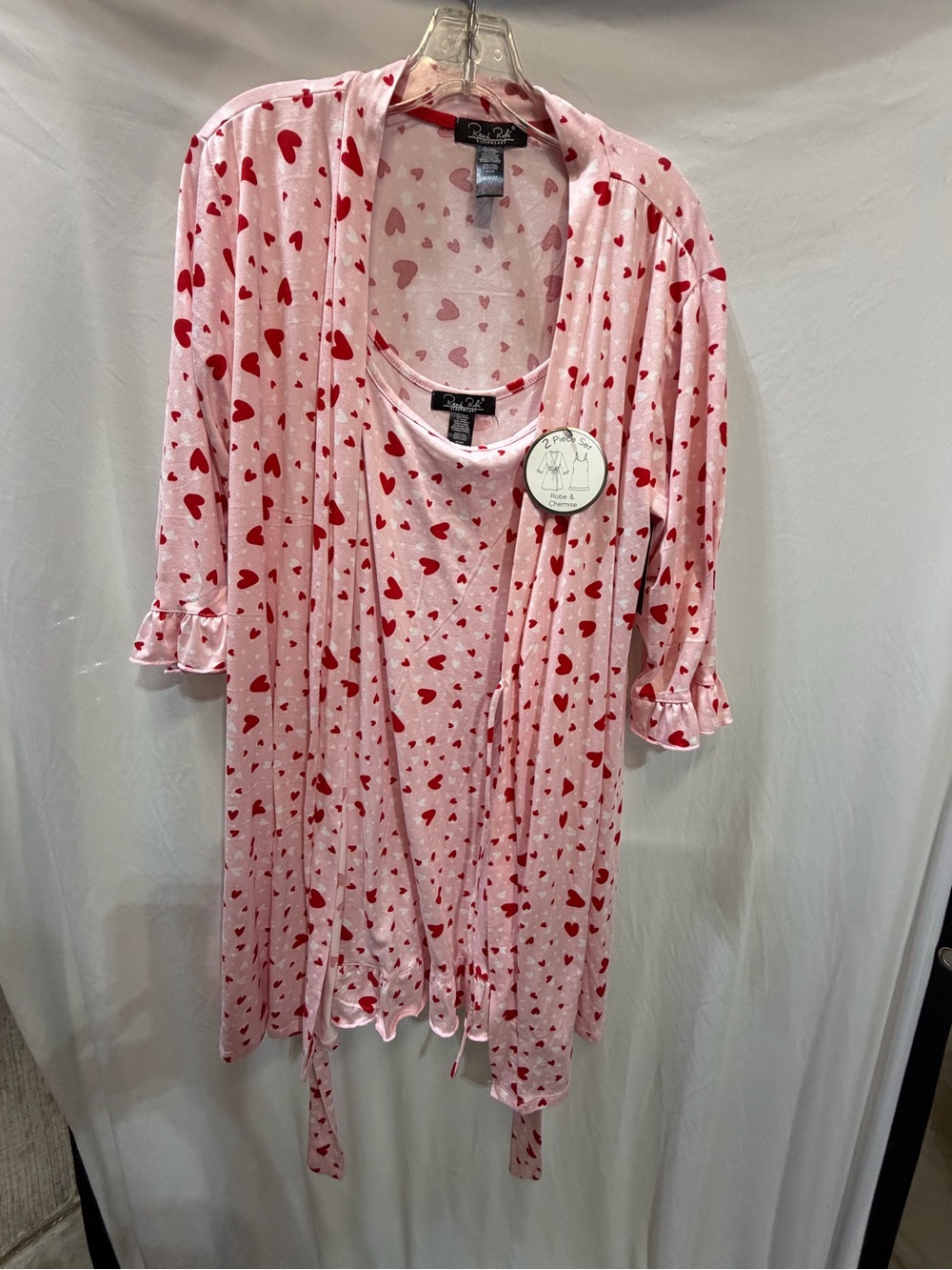 Pink Heart-Print Sleep Set - Women Intimates & Sleepwear